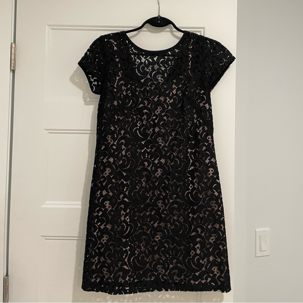Ann Taylor LOFT Black Lace Dress